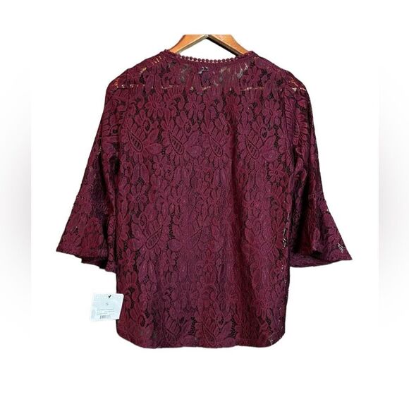 NWT! Liz Claiborne lace blouse - Picture 4 of 13